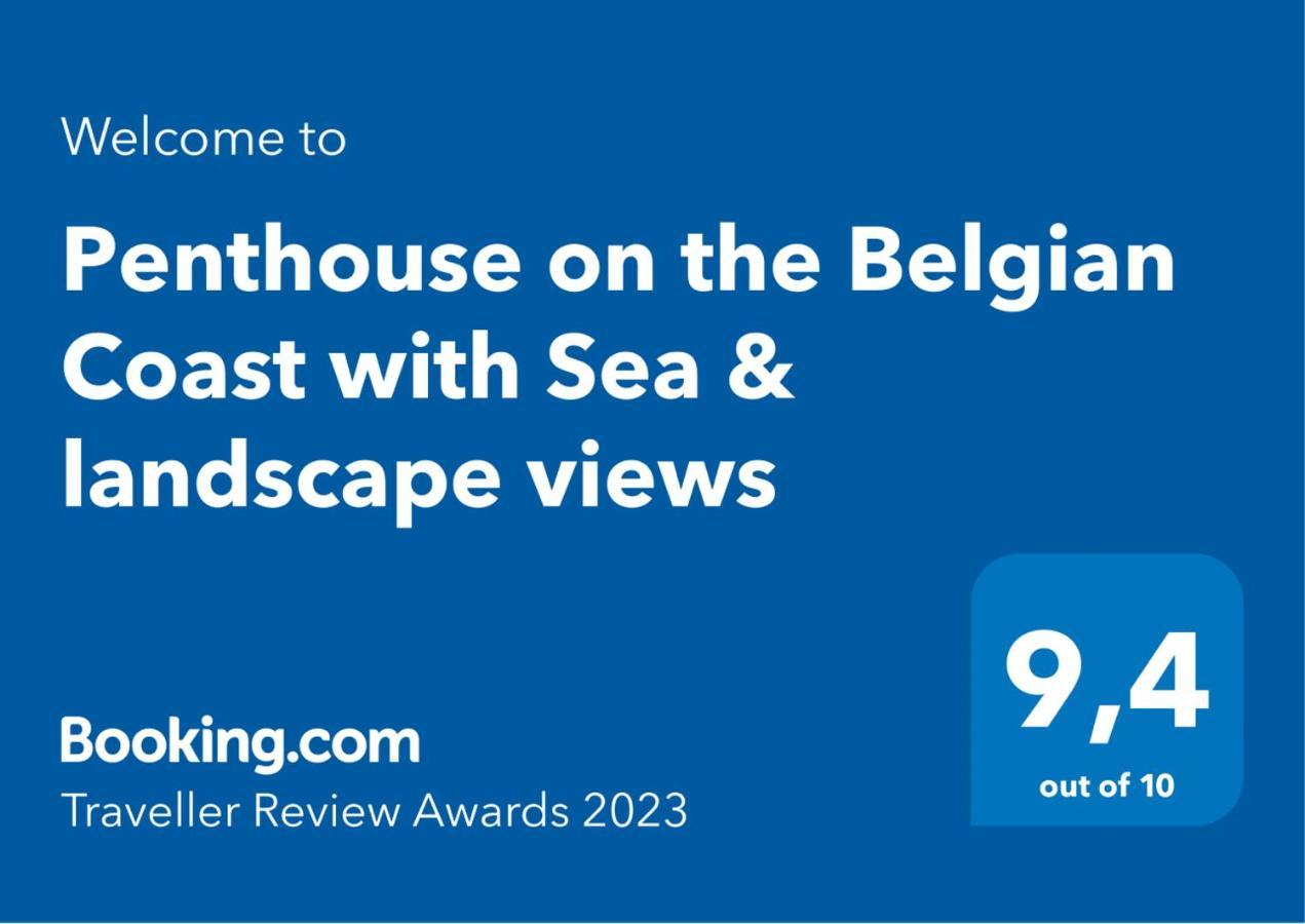 Appartamento Penthouse On The Belgian Coast With Sea & Landscape Views Wenduine Esterno foto