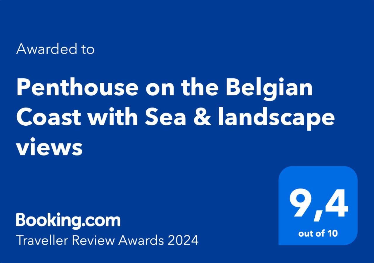 Appartamento Penthouse On The Belgian Coast With Sea & Landscape Views Wenduine Esterno foto